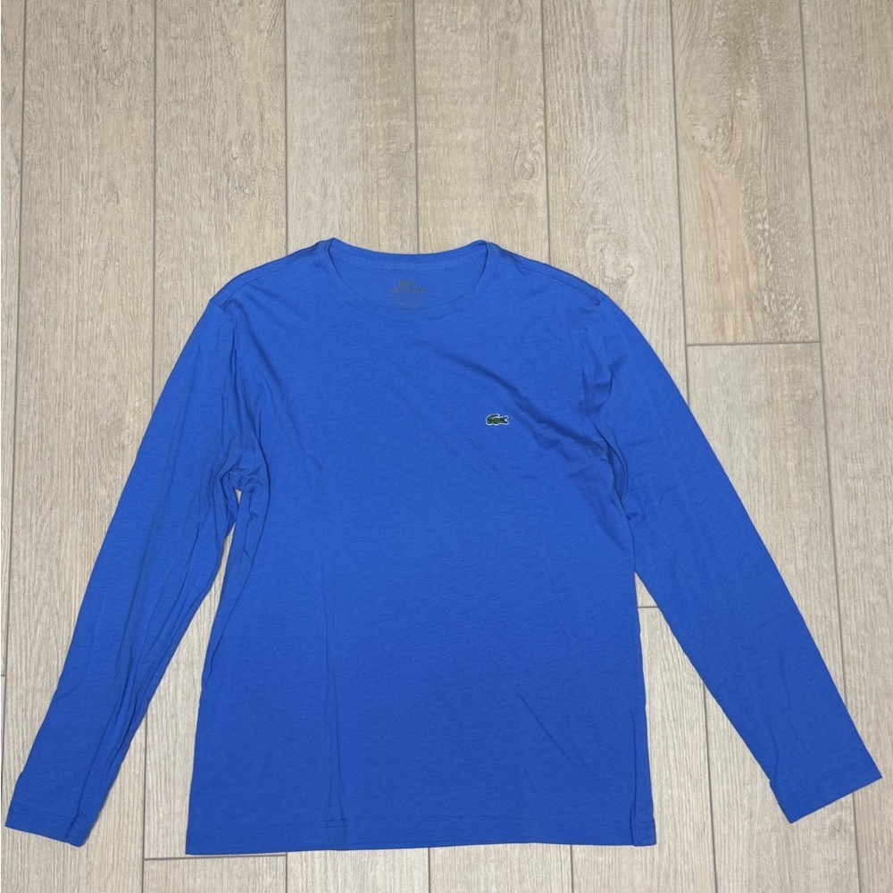 Lacoste Men's Vibrant Blue Long Sleeve Tee
